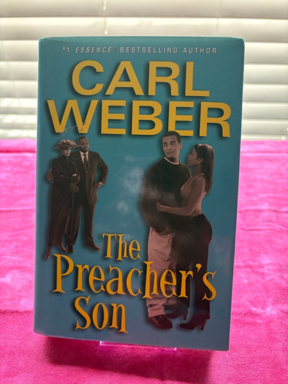 Carl Weber The Preacher's Son - Teal Cover with Yellow Title
